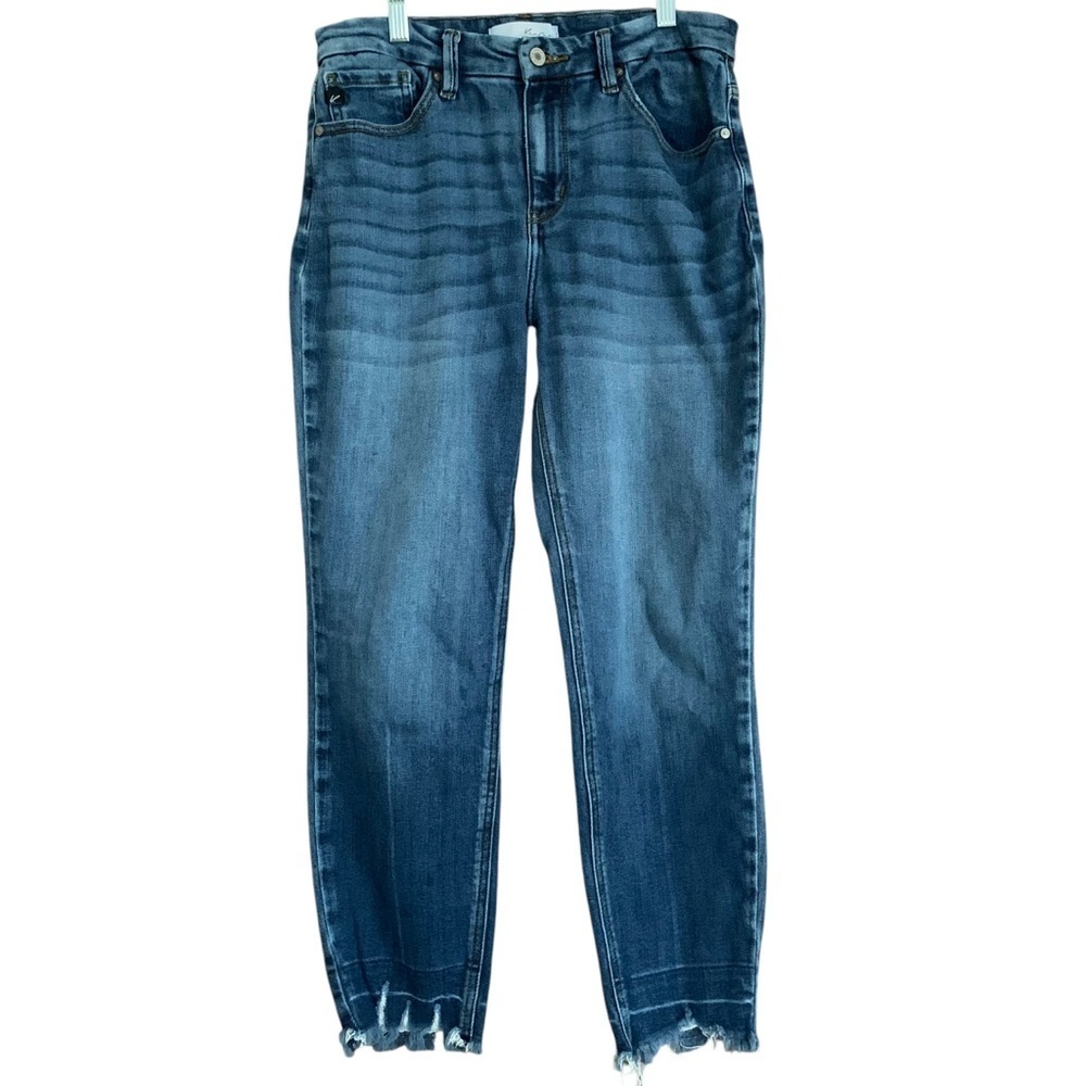 Kancan Estilo Released Hem Medium Rise Stretch Cropped Jeans Sz 29
